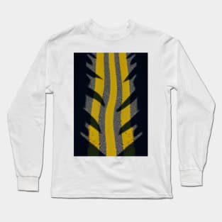 THREE YELLOW LINES. Definitely NO PARKING Long Sleeve T-Shirt